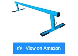 X-Treat Skateboard Grind Rails Adjustable Height Flat Bar and Round Rail Very Stable During Practicing Indoor Outdoor Use Bike 