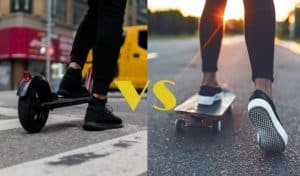Scooter or Skateboard