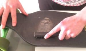 how to clean longboard grip tape