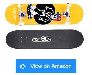 Bigzzia Skateboard Complete for Kids Teens & Adults Beginners Birthday Gift for Boys & Girls Double Kick Maple Deck Concave Cruiser Skateboard with T-Tool