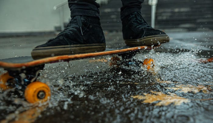 skateboarding-in-rain