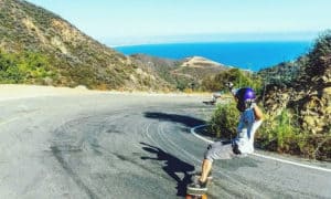 how to skateboard downhill