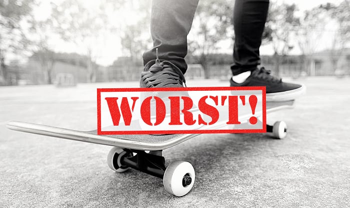 worst skateboard brands
