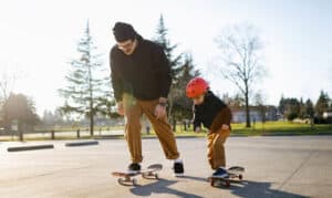 what muscles does skateboarding work