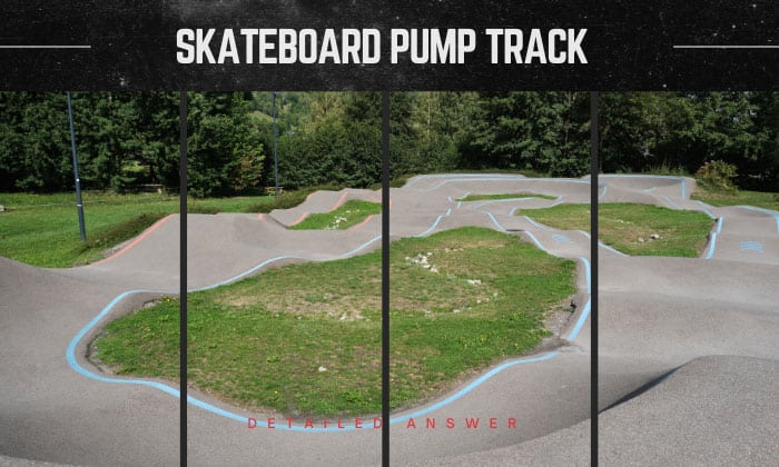 skateboard pump track