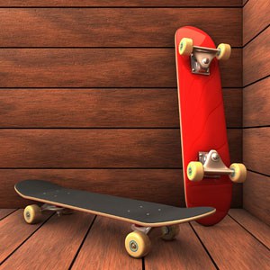 a-longboard-and-a-skateboard