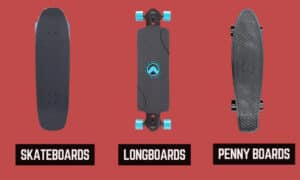 longboard vs skateboard vs penny board