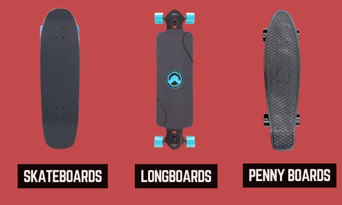 longboard vs skateboard vs penny board