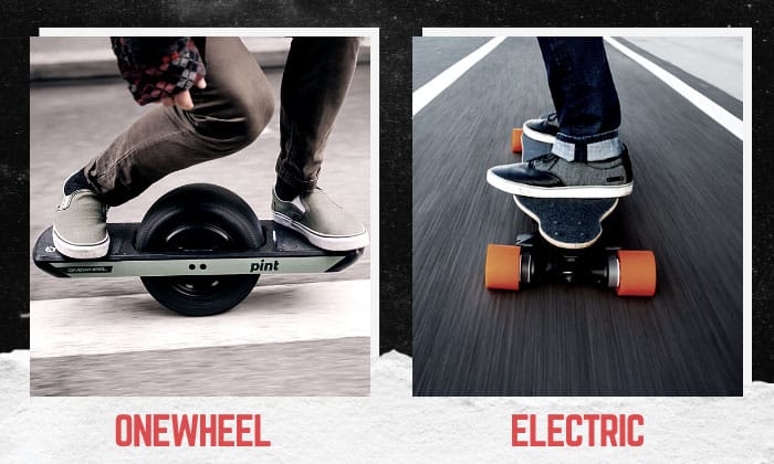 onewheel vs electric skateboard