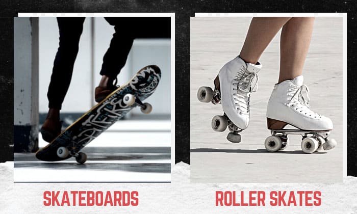 skateboard vs roller skates