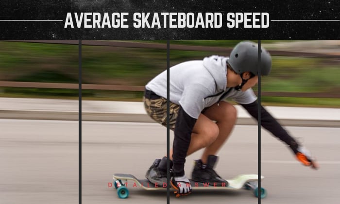 average skateboard speed
