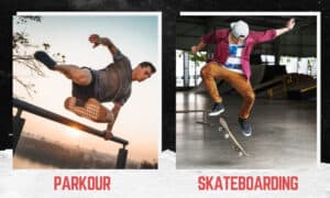 parkour vs skateboarding